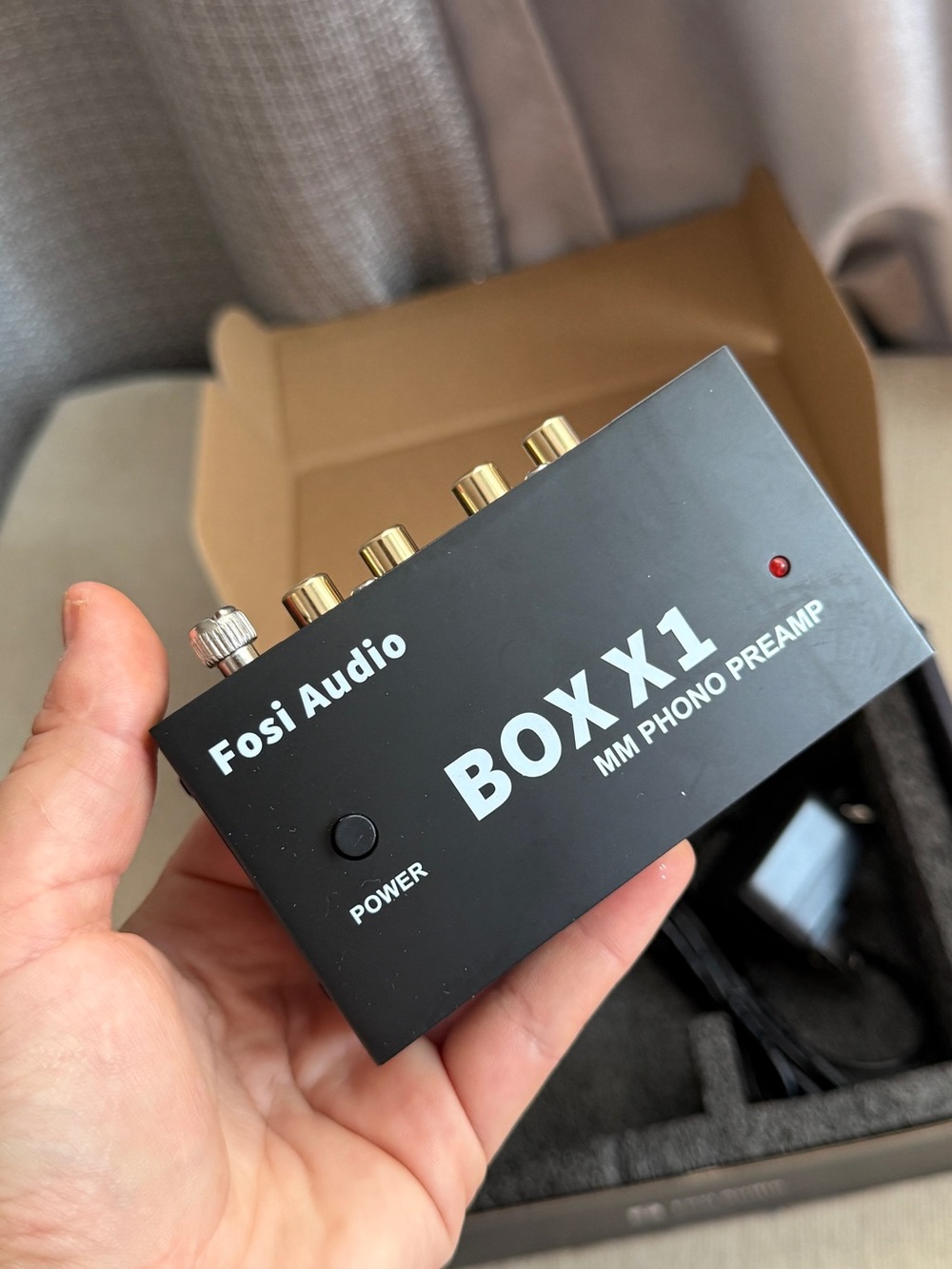 BOX X1 MM Phono Preamp - Black